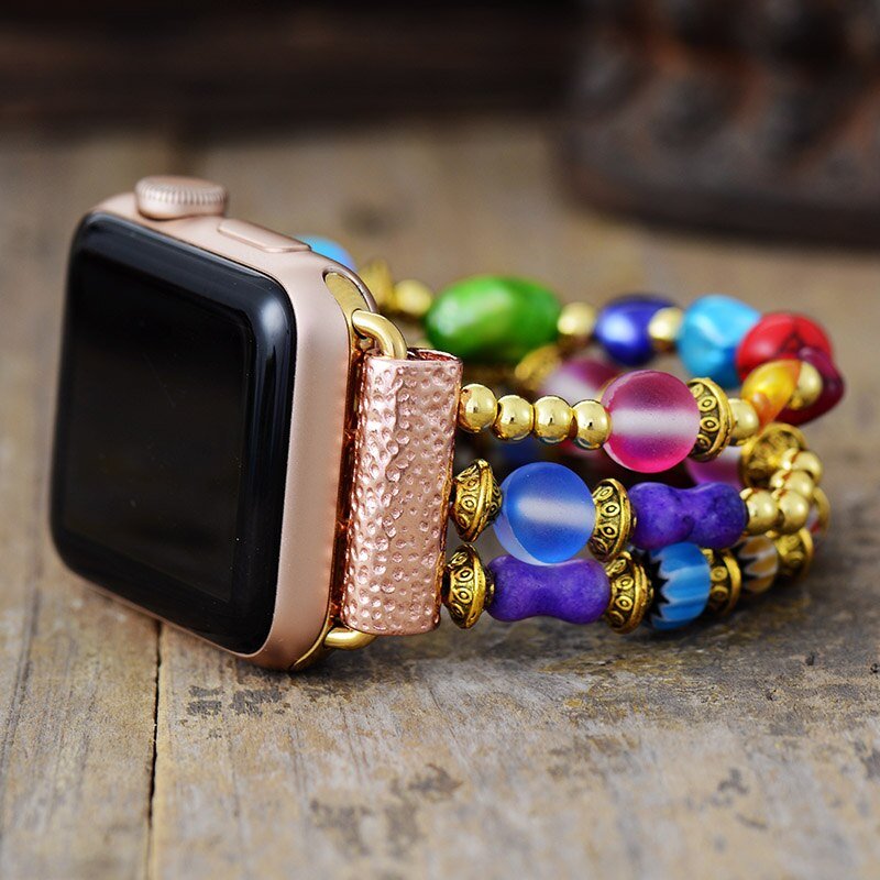 Regal Bohemian Stretch Apple Watch Strap